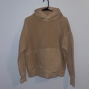 Tan pullover hoodie size small from the brand all in motion